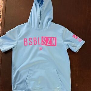 Baseball Lifestyle 101 Short Sleeve Hoodie - NWOT